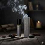Noir Qaswar | Non-Alcoholic Aromatic Woody Attar (8 ml) | Fresh Lemon Cedar Perfume Oil | Long Lasting Men’s Luxury Attar - Image 2
